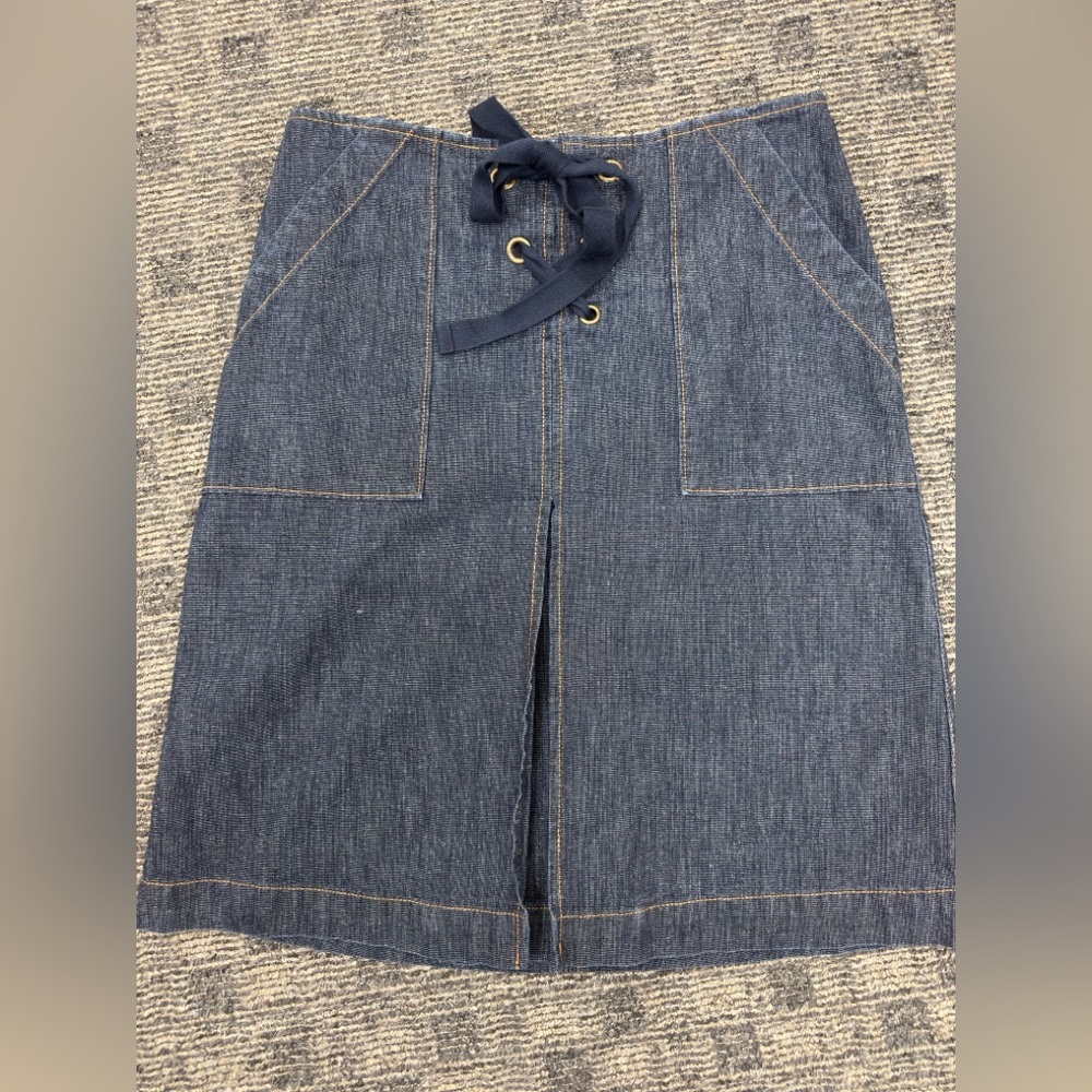 GAP every day, Denim A line‎ Skirt in  Dark Blue Sz 6